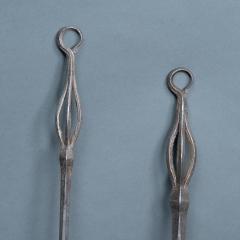 A Pair of Arts Crafts Steel Fire Utensils - 4188879