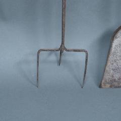 A Pair of Arts Crafts Steel Fire Utensils - 4188882