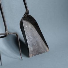 A Pair of Arts Crafts Steel Fire Utensils - 4188883