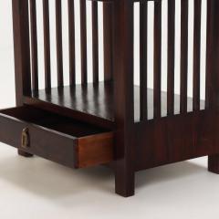 A Pair of Arts and Craft style bedside tables C 1970s  - 4279898