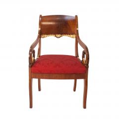 A Pair of Baltic Mahogany Armchairs circa 1900 - 2695162