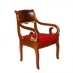 A Pair of Baltic Mahogany Armchairs circa 1900 - 2695163