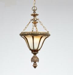 A Pair of Belle Epoque Bronze Hanging Lanterns - 4440370