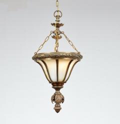 A Pair of Belle Epoque Bronze Hanging Lanterns - 4440371