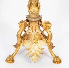 A Pair of Belle Epoque Gilt Bronze Five Arm Candelabrum - 3275253