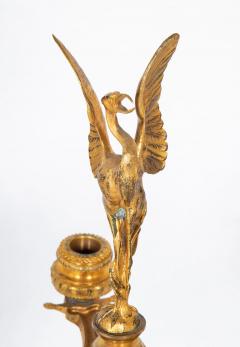 A Pair of Belle Epoque Gilt Bronze Five Arm Candelabrum - 3275254