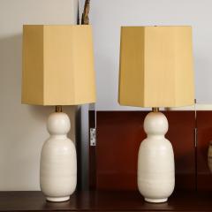 A Pair of Ceramic Gourd Lamps - 4510166