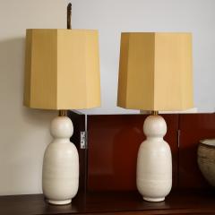 A Pair of Ceramic Gourd Lamps - 4510168
