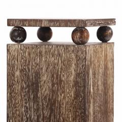 A Pair of Cerused Oak Pedestals Contemporary  - 4580729