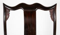 A Pair of Chinese Hat Arm Hardwood Chairs - 3275275