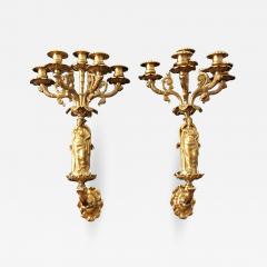 A Pair of Classical Figural Sconces - 1165398
