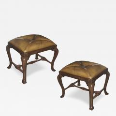 A Pair of Continental French Walnut Tabourets - 3561095