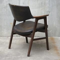 A Pair of Danish Mid Century Rosewood Armchairs by Erik Kirkegaard - 2768898