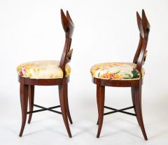A Pair of Directoire Classical Crescent Splat Round Side Chairs - 3255993