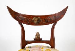 A Pair of Directoire Classical Crescent Splat Round Side Chairs - 3255997