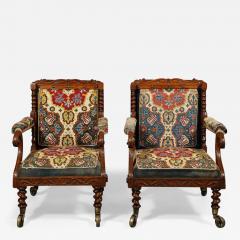 A Pair of Early 19th Century Scottish Oak Chairs - 3517502