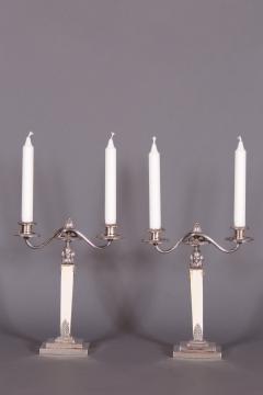 A Pair of Egyptian Revival Candelabra German ca 1890 - 153883