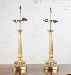 A Pair of Fine Neoclassical Bronze Lamps - 3128755