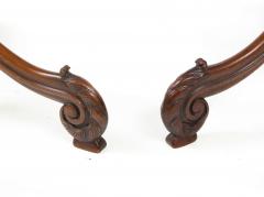A Pair of Finely Carved Georgian Quatrefoil Mahogany Stands - 3274543