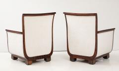 A Pair of French Art Deco Lounge Chairs - 3512426