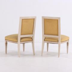 A Pair of French Louis XIV style upholstered side chairs C 1940  - 4211535