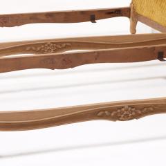 A Pair of French Louis XV Style Painted Twin Beds C 1940 - 4324766