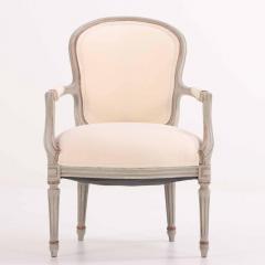 A Pair of French Louis XV style open arm chairs C 1920  - 4215570