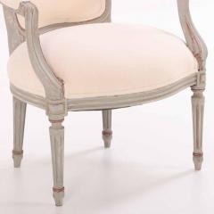A Pair of French Louis XV style open arm chairs C 1920  - 4215571