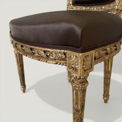 A Pair of French Louis XVI Giltwood Side Chairs circa 1780 - 4561727
