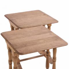 A Pair of French Oak Side Tables C 1900  - 4526847