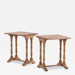 A Pair of French Oak Side Tables C 1900  - 4527011