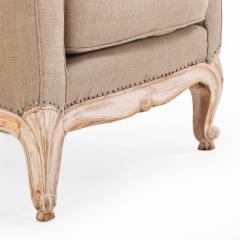 A Pair of French Painted Carved Tub Chairs C 1930  - 4556243