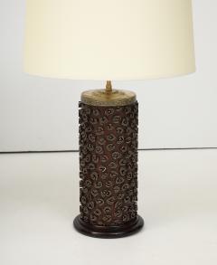 A Pair of French Wallpaper Roller Lamps circa 1960s - 4227521