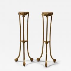 A Pair of George III Gilt Neoclassical Stands - 3517486