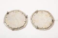 A Pair of George III Silver Waiters - 1805886