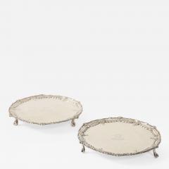 A Pair of George III Silver Waiters - 1807073