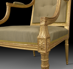 A Pair of Gilded Open Armchairs - 2519026