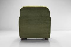 A Pair of Green Art Deco Armchairs Europe 1930s - 4074129