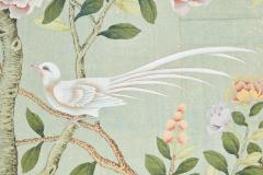 A Pair of Late 18th c Chinoiserie Framed Wallpaper Panels - 3702710