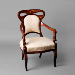 A Pair of Late Biedermeier Fauteuils Austrian ca 1840 - 44763