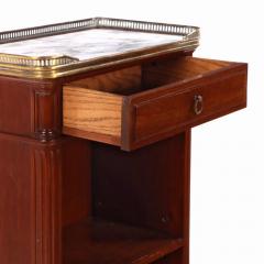 A Pair of Louis XVI Style Mahogany Bookcases C 1920  - 4234364