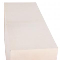 A Pair of MCM Pergamino Covered Cabinets Nightstands C 1950  - 4377653