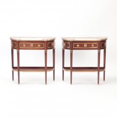 A Pair of Mahogany Bronze Mounted Console Tables C 1940 - 2538357