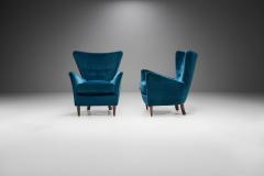 A Pair of Mid Century Italian Armchairs Italy 1950s - 1613910