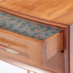 A Pair of Mid Century Modern walnut and brass night stands Circa 1955 - 3019481