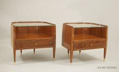 A Pair of Modernist Bedside Tables by Iliad Design - 453970