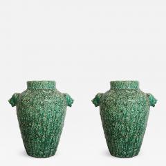 A Pair of Monumental Ceramic Urns - 736454