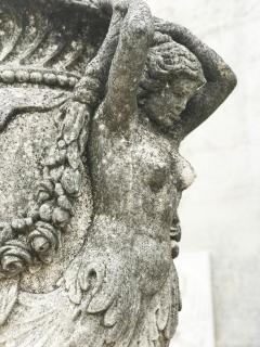 A Pair of Monumental Italian Limestone Vases 18th century style - 695095