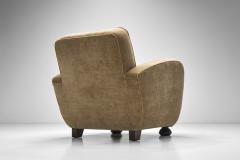 A Pair of Norwegian Art Deco Oak Armchairs Norway 1930s - 4028829