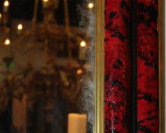 A Pair of Palatial 19th Century English Regency Red Tortoiseshell Mirrors - 3632313